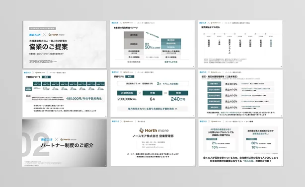 最適でんき × North more ノースモア株式会社 様 パートナー制度のご提案資料